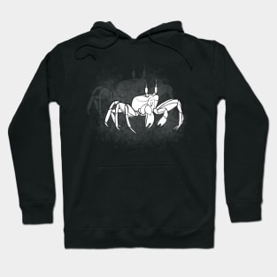 Zodiac sign Cancer - Black and white lineart Hoodie